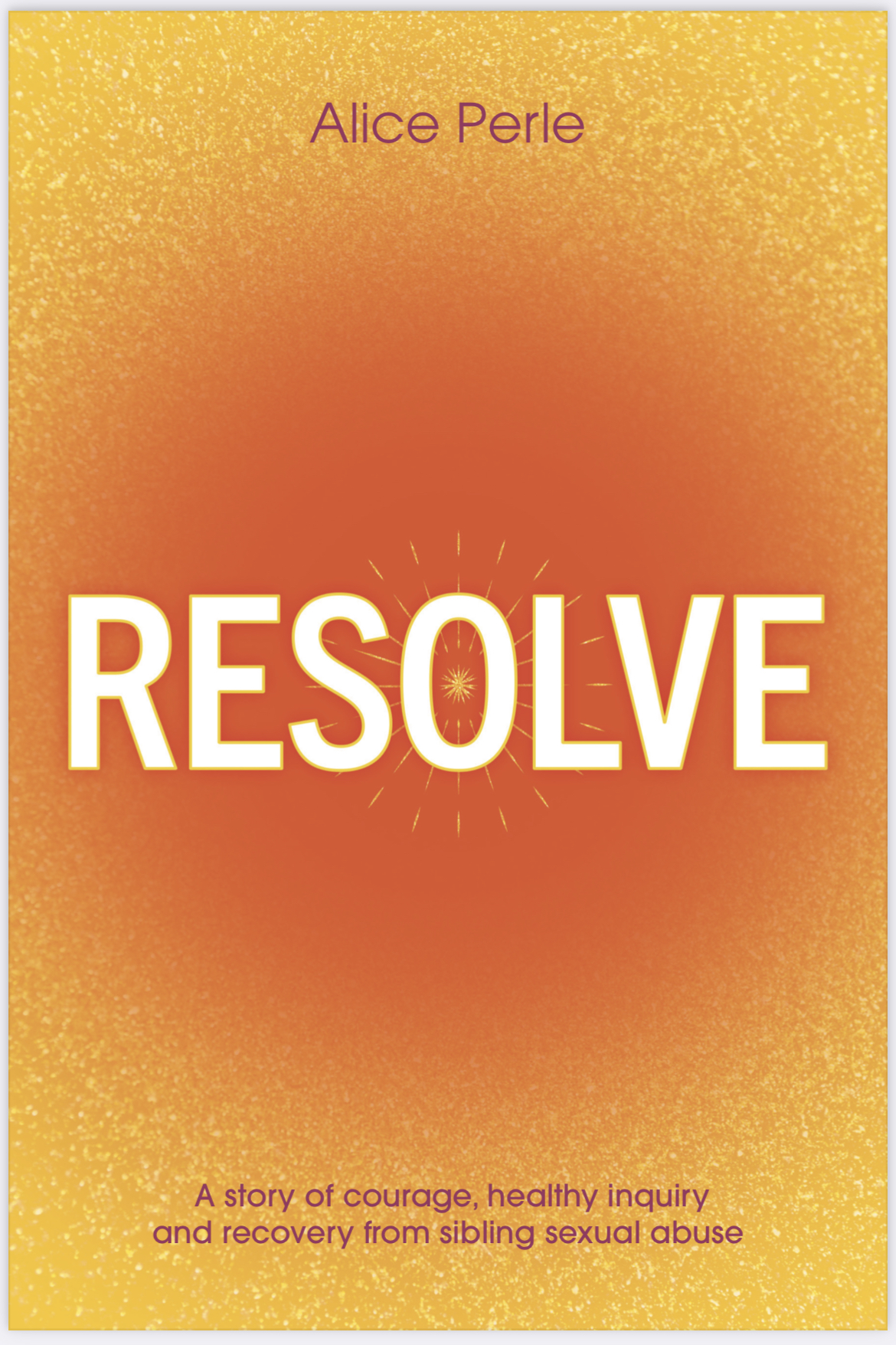 Resolve Book RESOLVE Paperback - ALICE PERLE